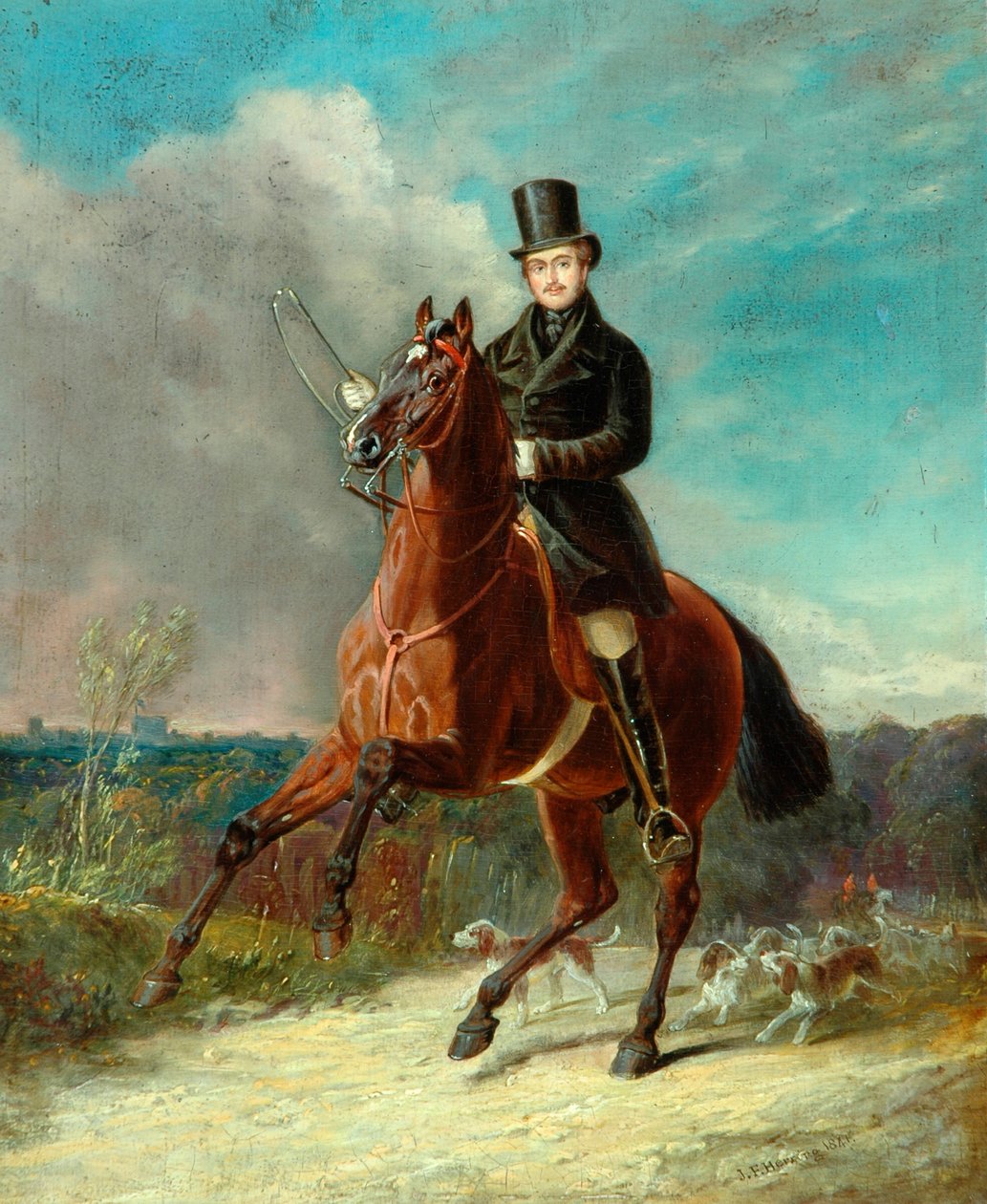 The Prince Consort On Horseback, 1841 od John Frederick Herring Senior