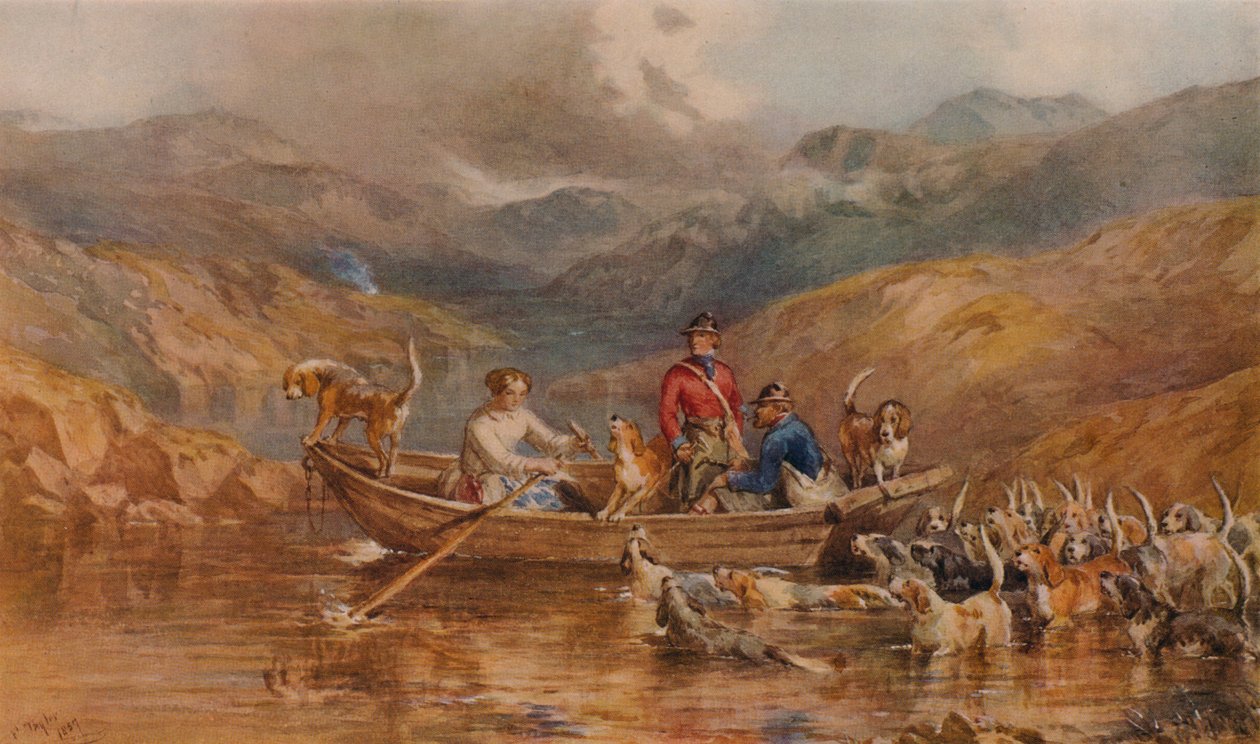 The Highland Ferry, 1857, 1938 od John Frederick Tayler