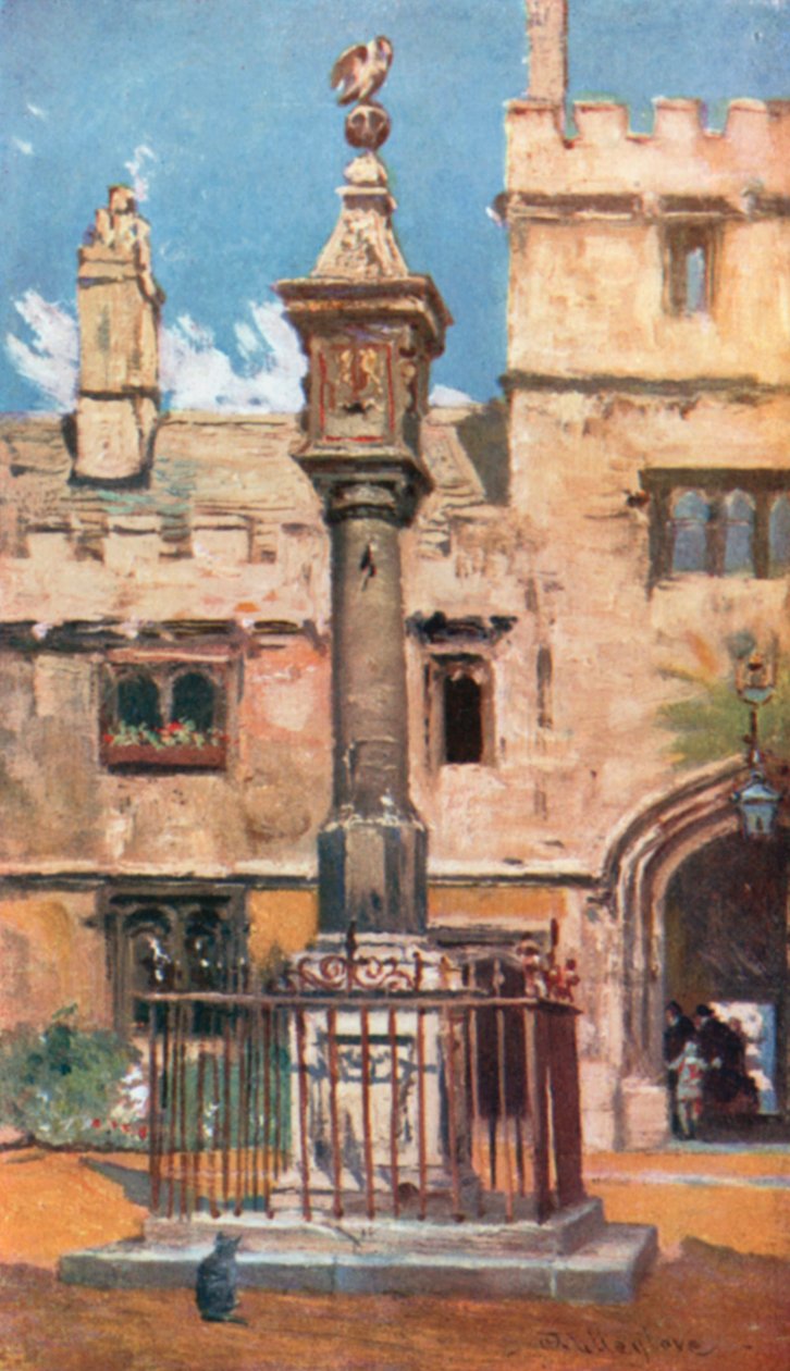 Corpus Christi College (barevná litografie) od John Fulleylove