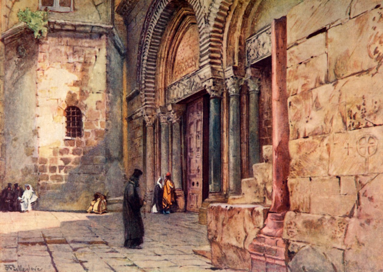 Vchod do kostela Božího hrobu, 1902. od John Fulleylove