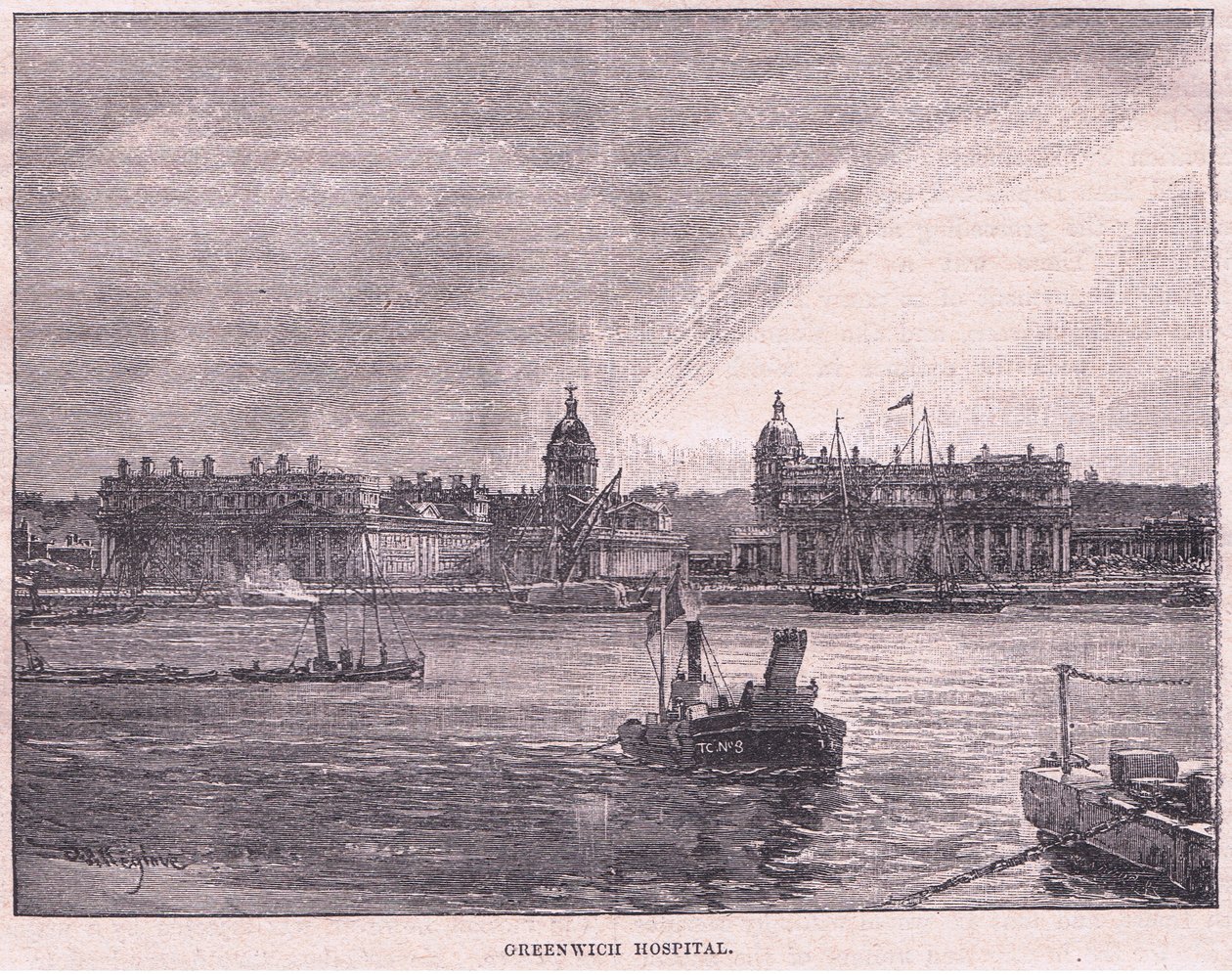 Greenwichská nemocnice od John Fulleylove