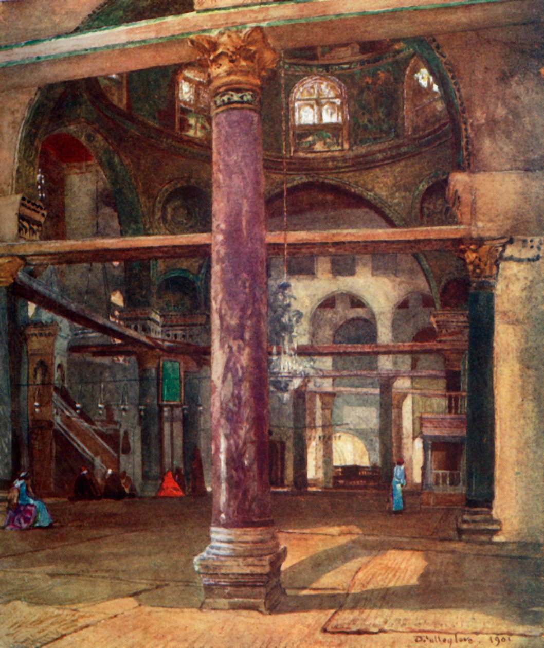 Interiér mešity El Aksa z jihovýchodu, 1902. od John Fulleylove