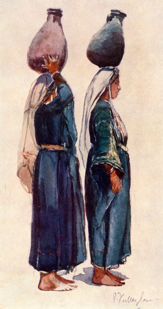 Studie syrských rolnických žen, 1902. od John Fulleylove