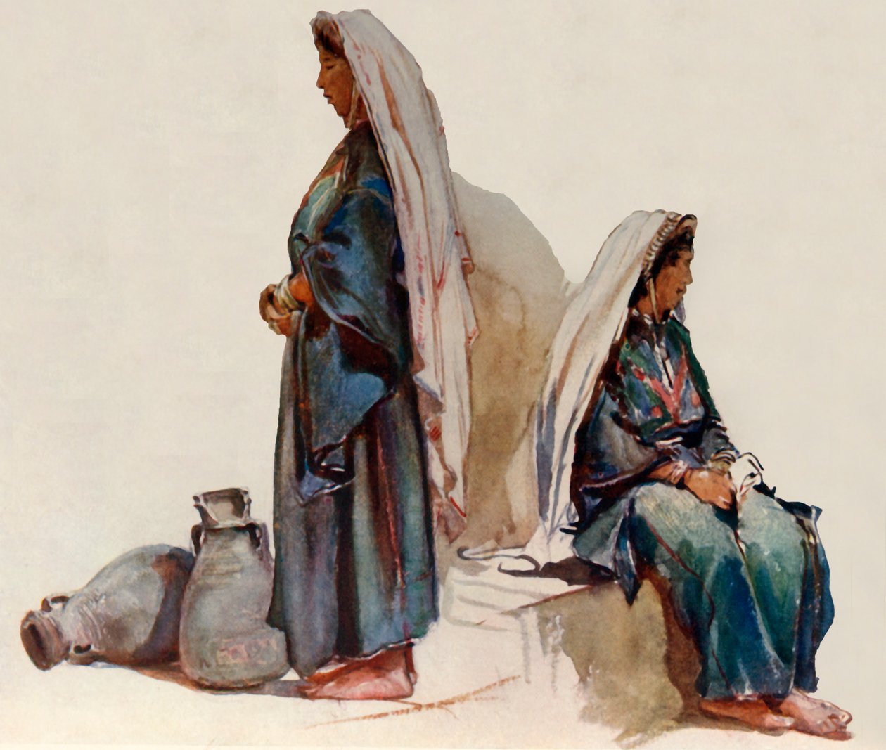 Studie syrských rolnických žen, 1902. od John Fulleylove