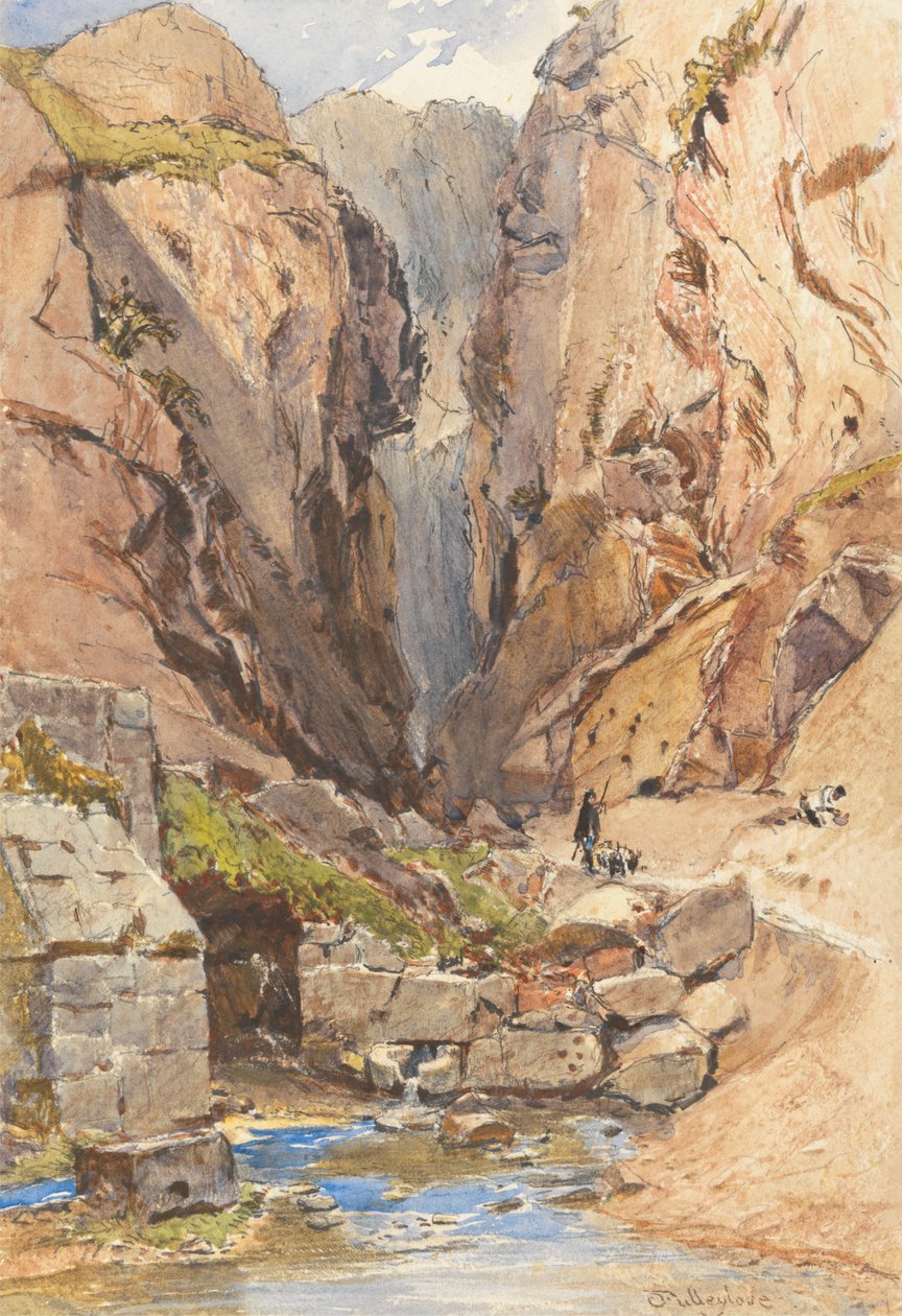 Castalianské jaro, Delphi od John Fulleylove