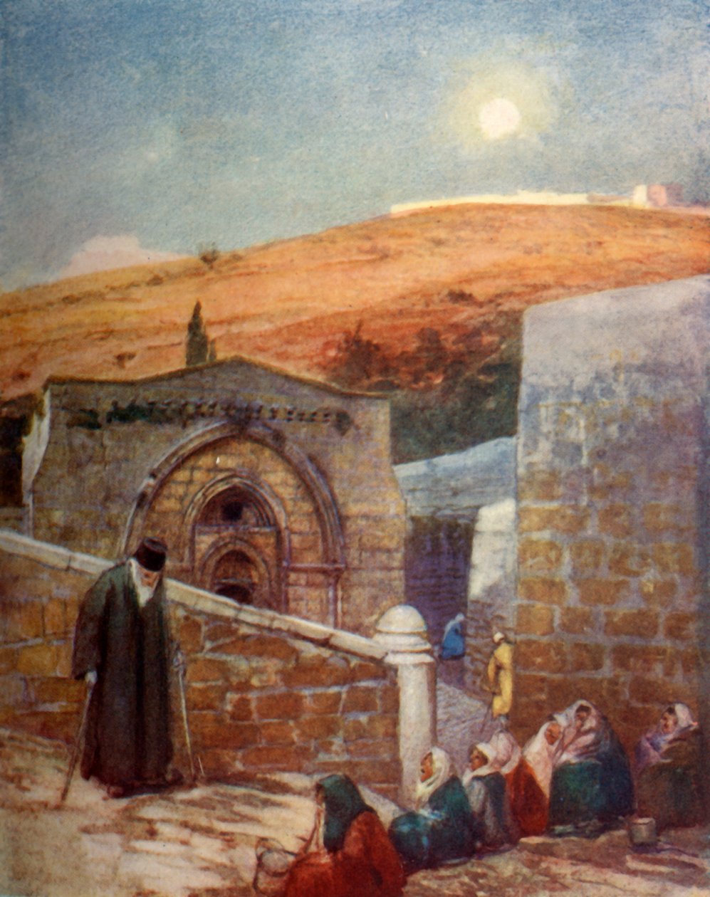 Kaple Hrobu Panny Marie na úpatí Olivetské hory, 1902. od John Fulleylove
