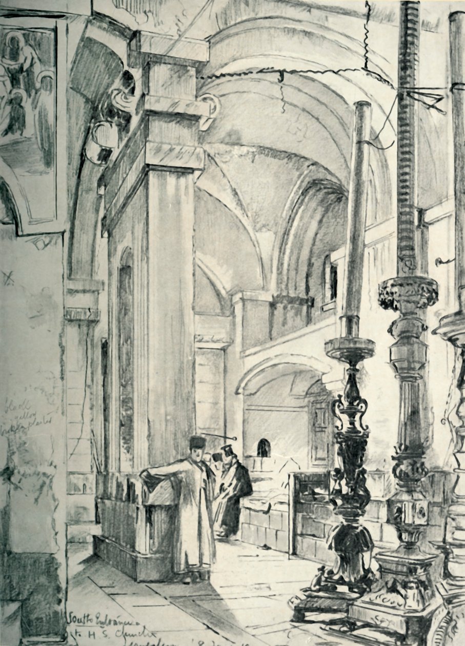 Předsíň kostela Božího hrobu, 1902. od John Fulleylove