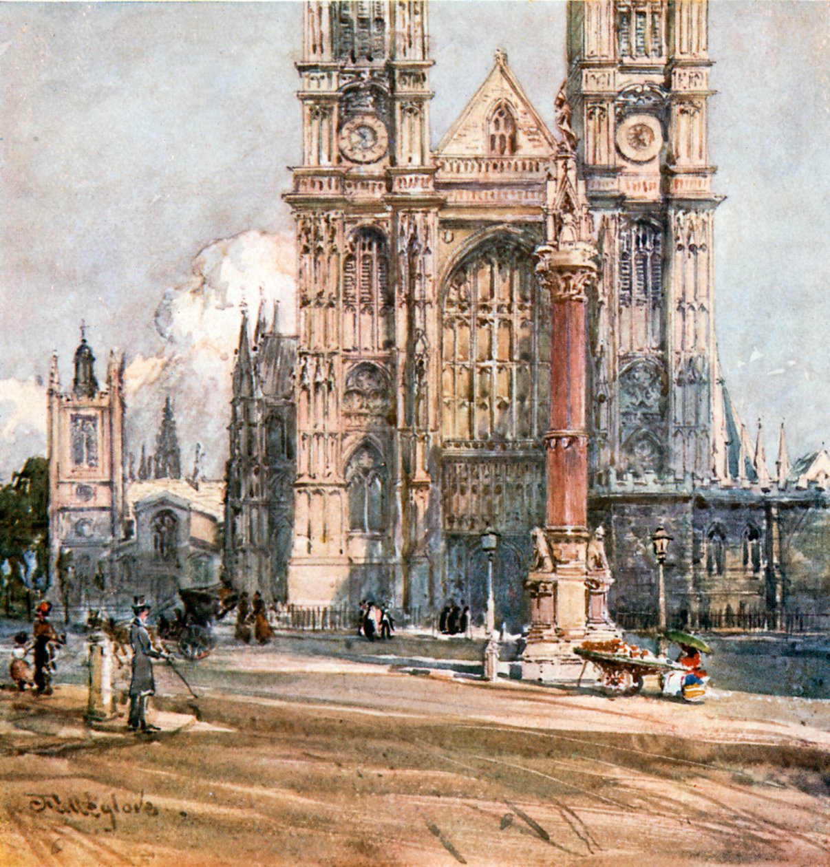 Západní fronta (barevná litografie) od John Fulleylove