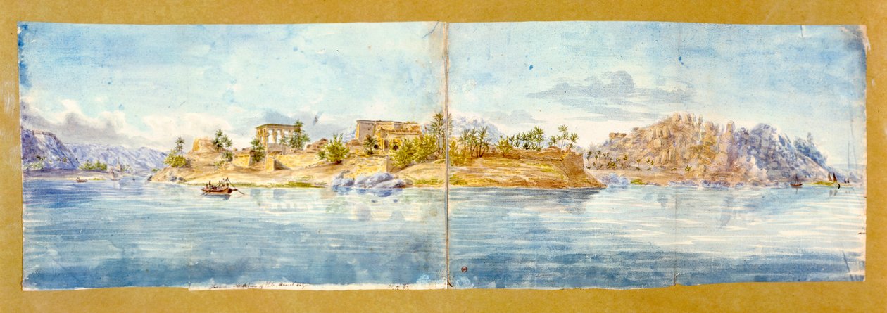 Krajina, Egypt, c19. století od John Gardner Wilkinson