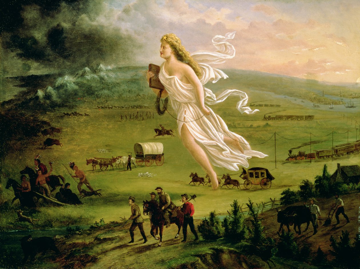 Americký pokrok, 1872 od John Gast