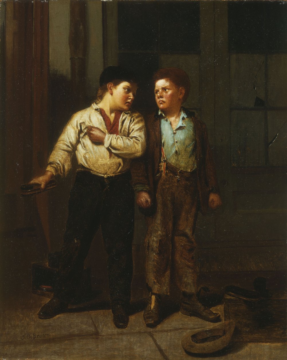Spor o území, od John George Brown
