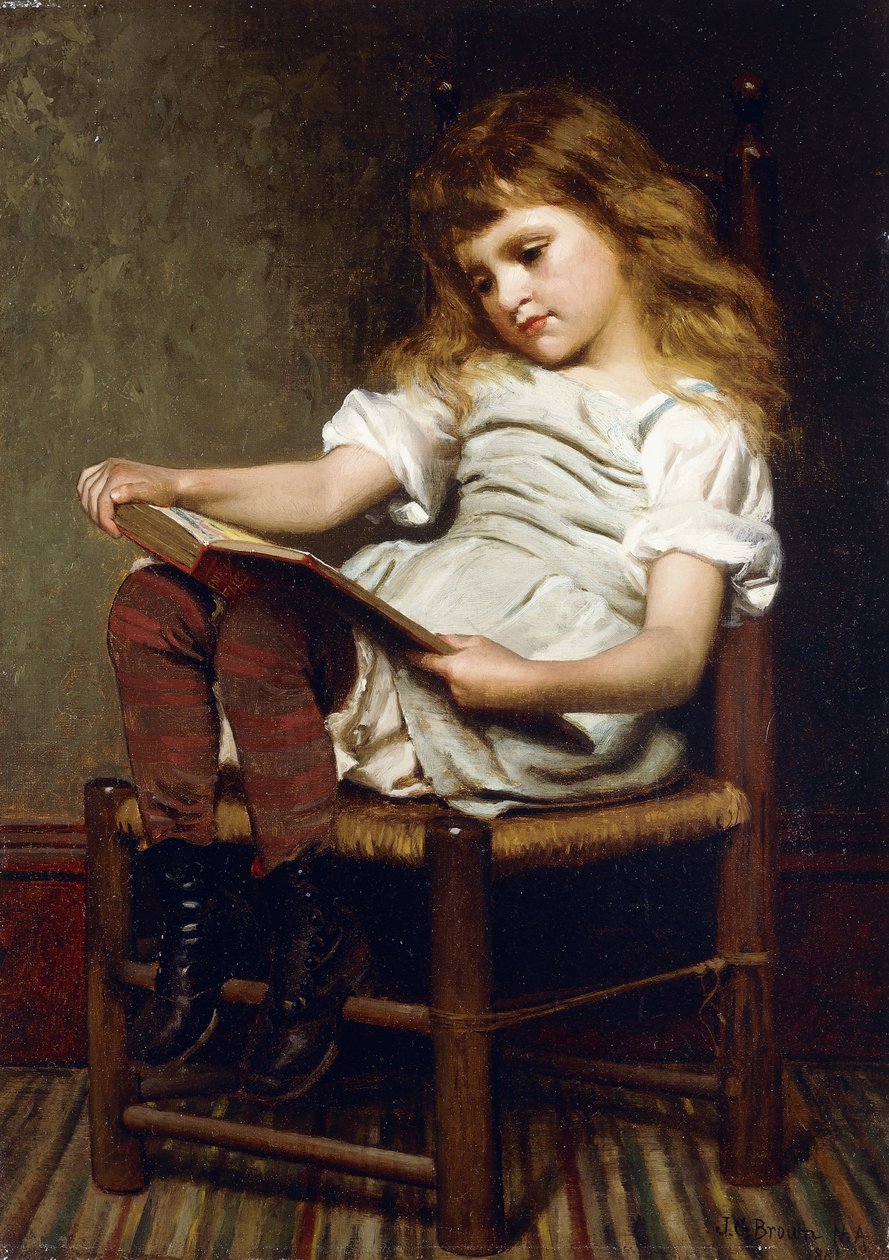 Hodina volného času, 1881 od John George Brown