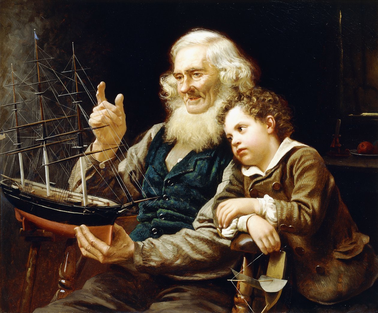 Příběh moře, 1883 od John George Brown