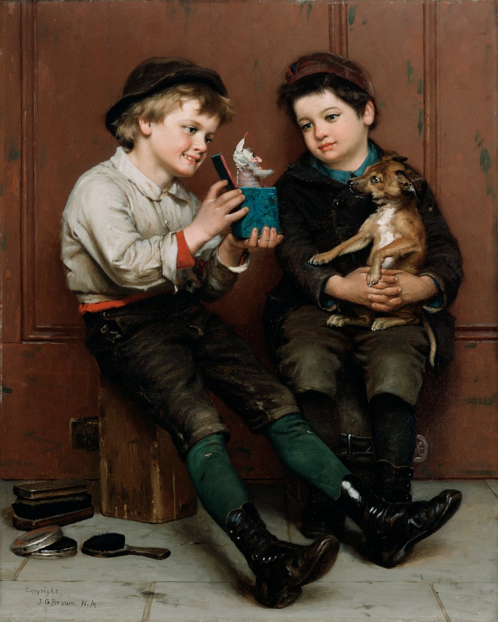 Překvapivá párty, 1888 od John George Brown