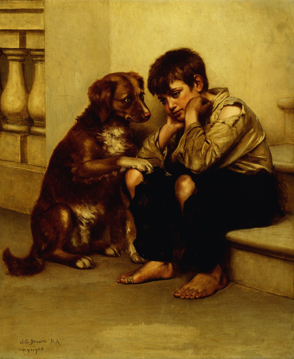 Nejlepší přátelé, od John George Brown