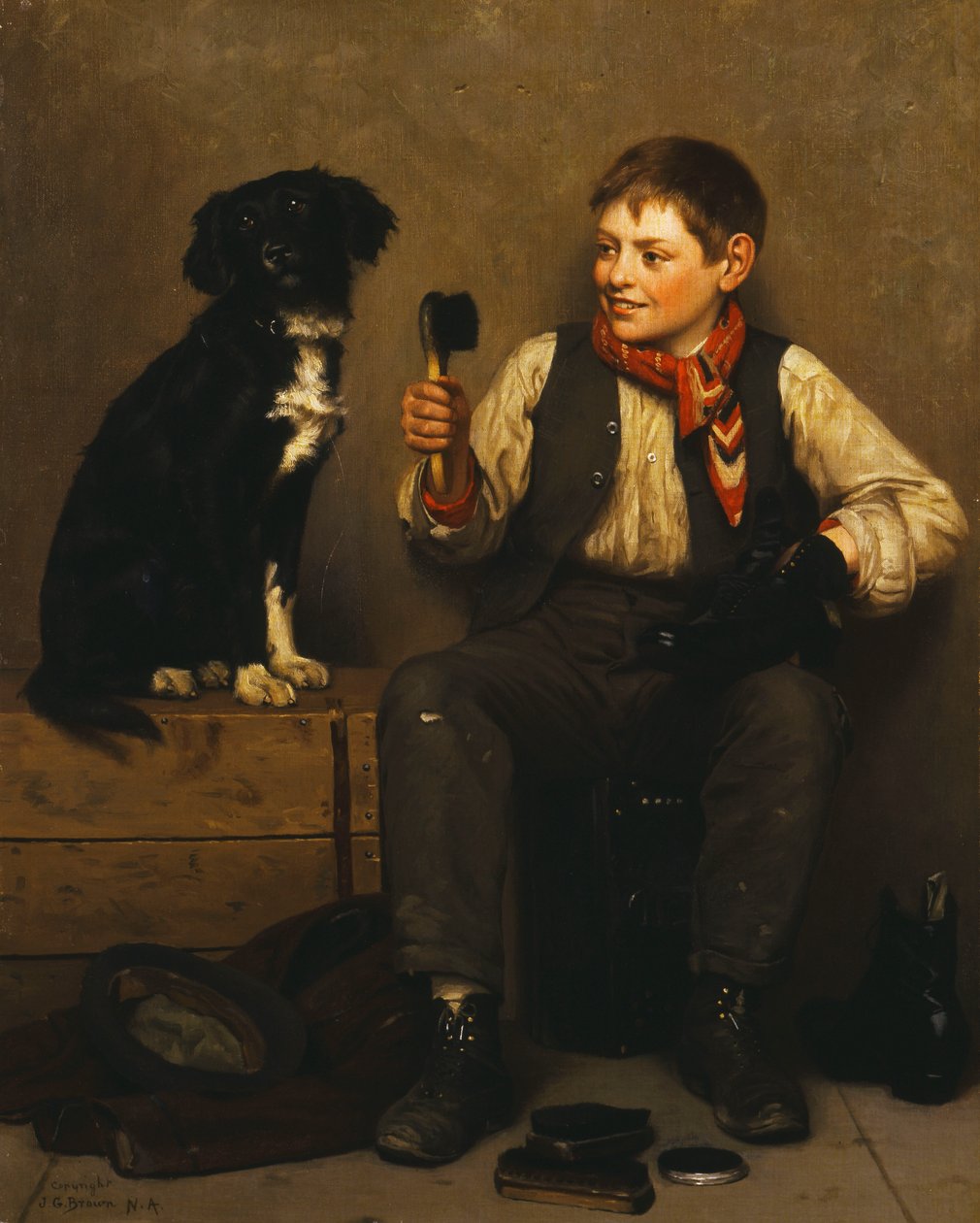 Nedá se přemluvit, od John George Brown