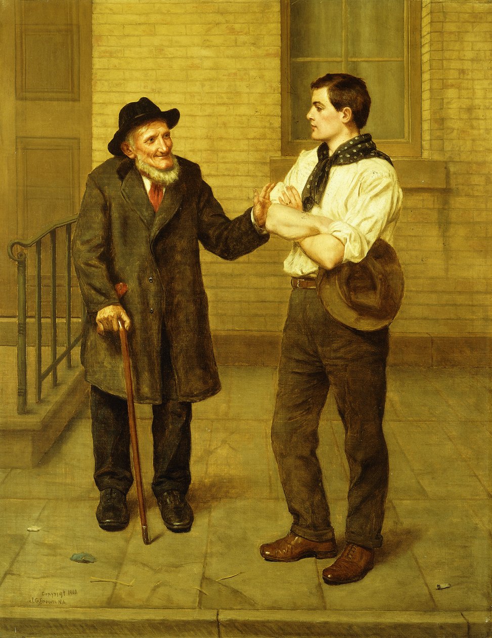 Go West Young Man, 1910 od John George Brown