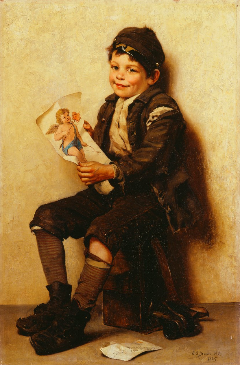 Paddyho Valentýn, 1885 od John George Brown