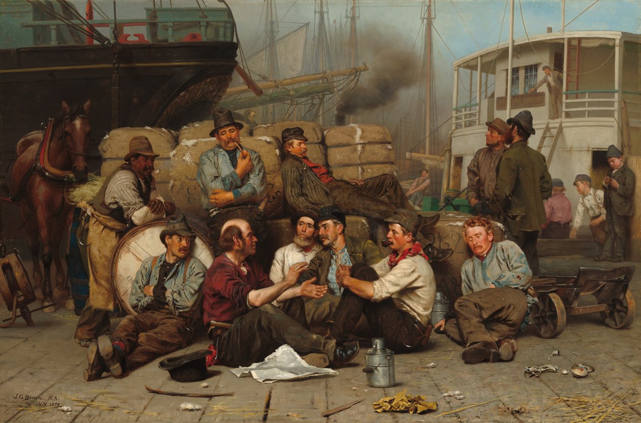 Podél poledne od John George Brown