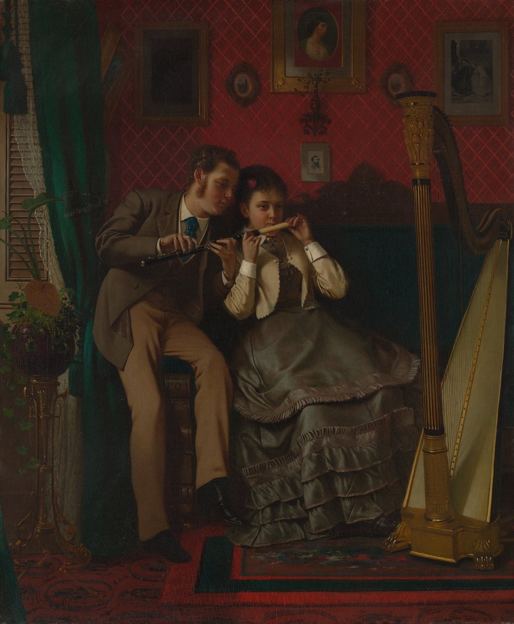 Hudební lekce, 1870. od John George Brown
