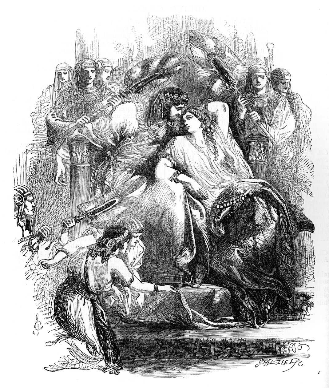 Antonius a Kleopatra od Williama Shakespeara od John Gilbert