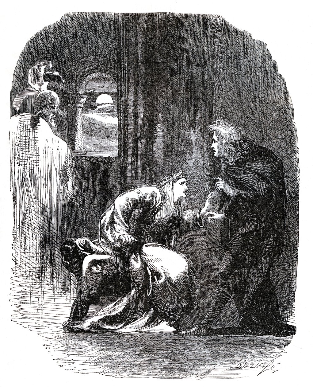 Hamlet od Williama Shakespeara od John Gilbert
