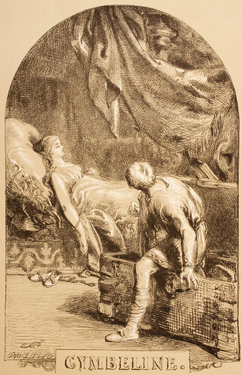 Ilustrace pro Cymbeline, z 