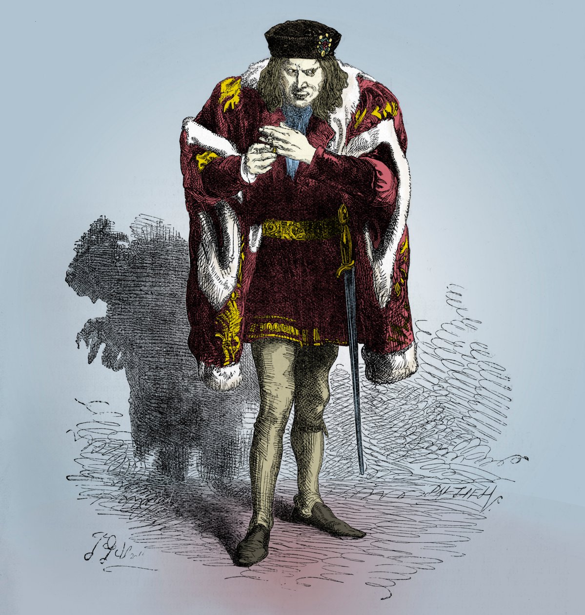 Richard III od Williama Shakespeara od John Gilbert