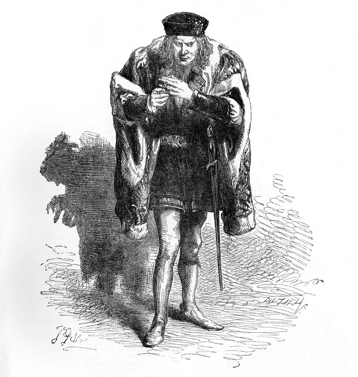 Richard III od Williama Shakespeara od John Gilbert
