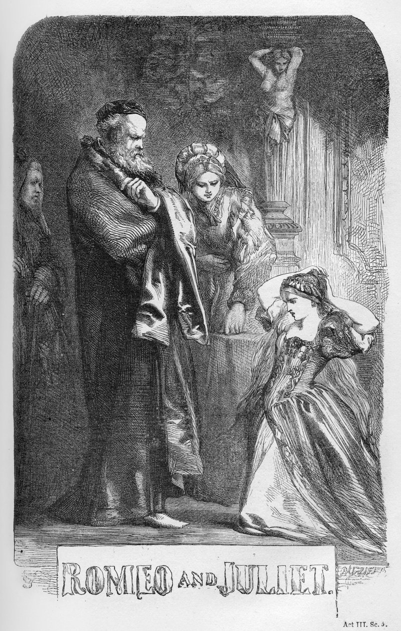 Romeo a Julie od Williama Shakespeara od John Gilbert
