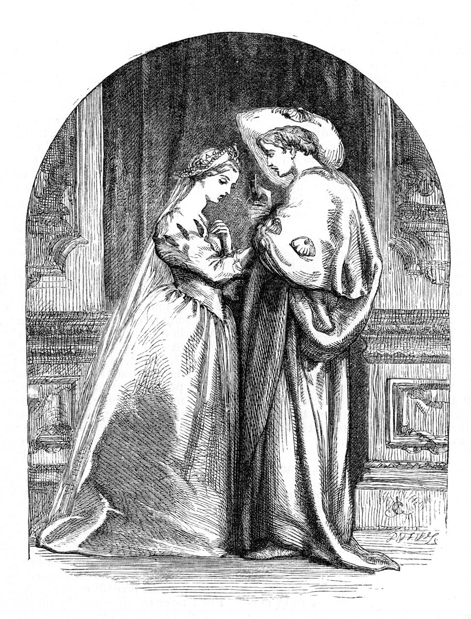 Romeo a Julie od Williama Shakespeara od John Gilbert