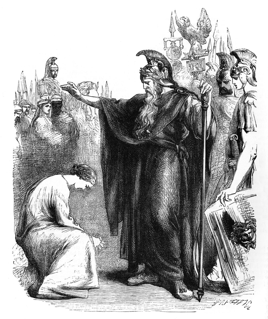 Titus Andronicus od Williama Shakespeara od John Gilbert