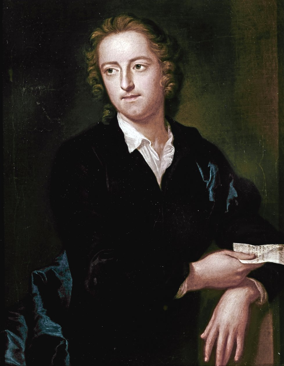 Thomas GRAY, Portrét 1747-c.1748 (olej na plátně) od John Giles Eccardt
