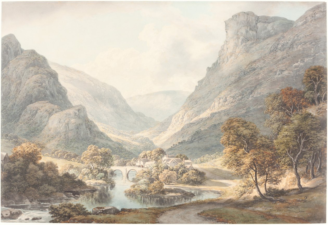 Pohled na Dovedale od John Glover
