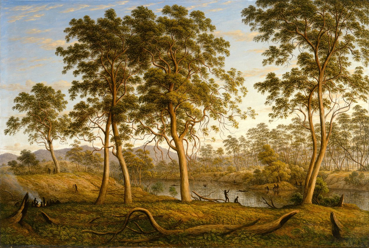 Domorodci na řece Ouse, Van Diemen