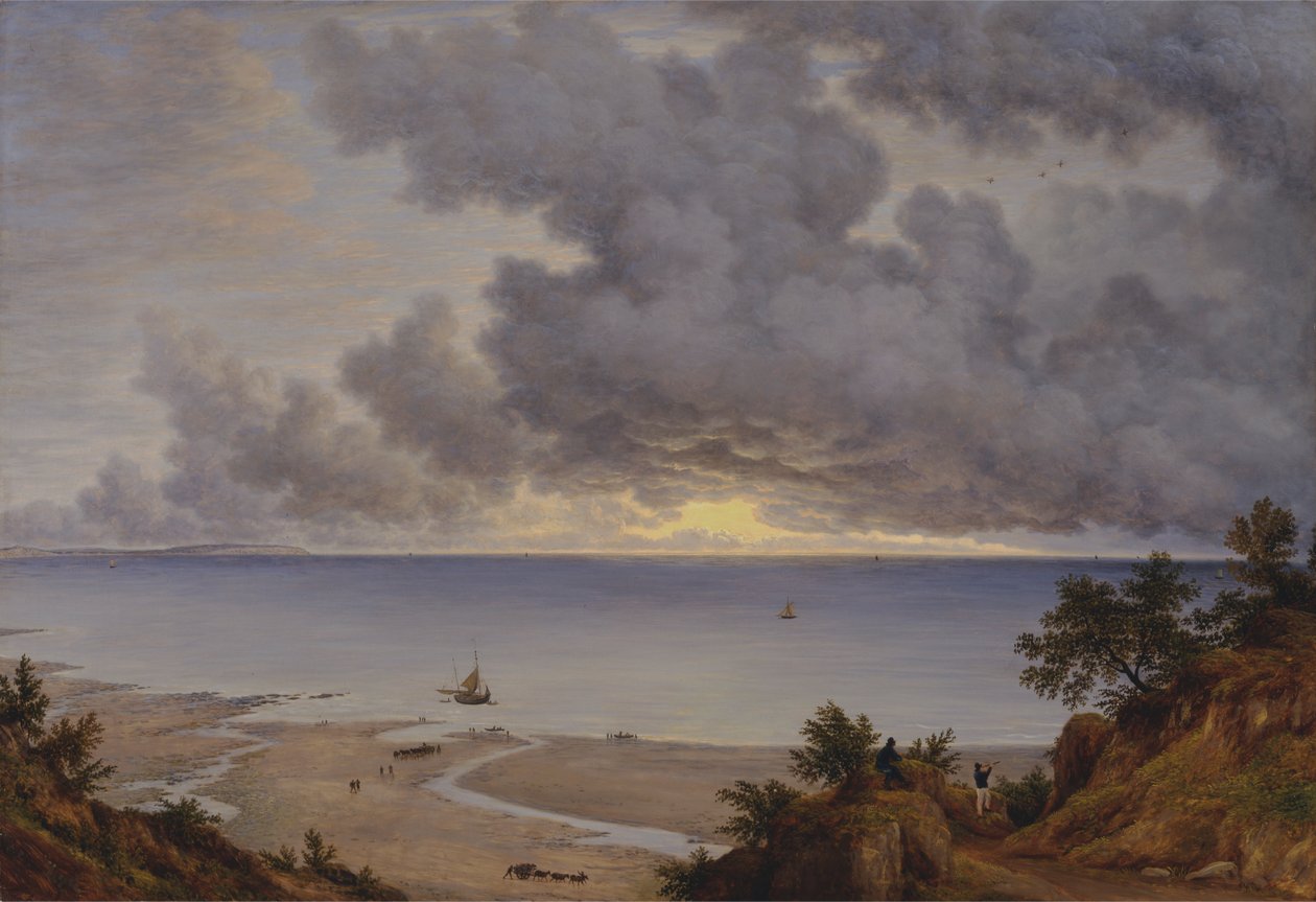 Sandown Bay, z blízkosti Shanklin Chine, Isle of Wight od John Glover
