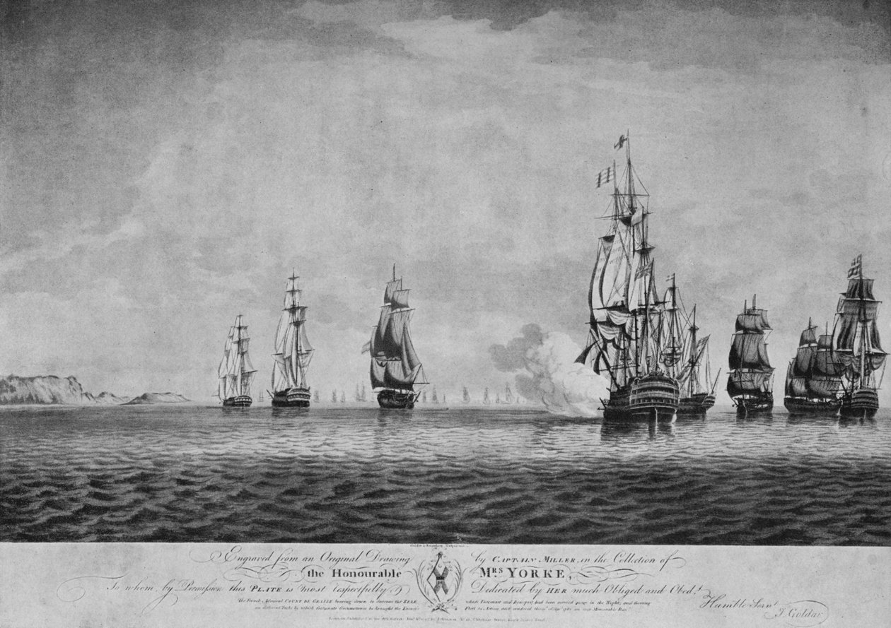 Bitva svatých, c1795 od John Goldar