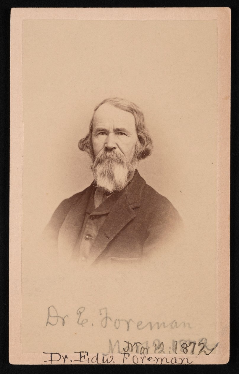Portrét Dr. Edwarda R. Foremana 1808-1885, 12. března 1872. od John Goldin