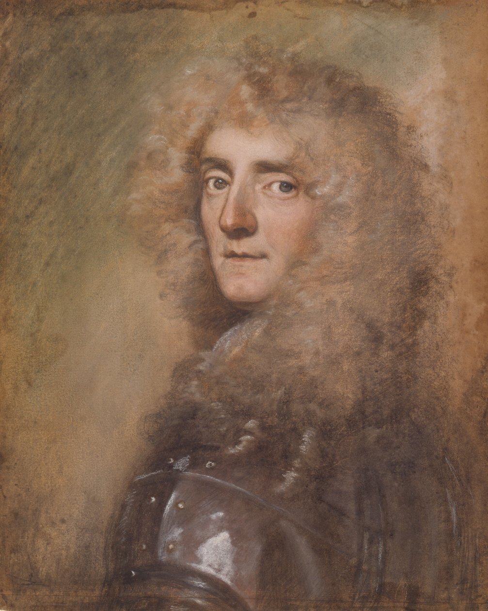 Portrét Philipa Woolricha (pastel a křída na papíře) od John Greenhill