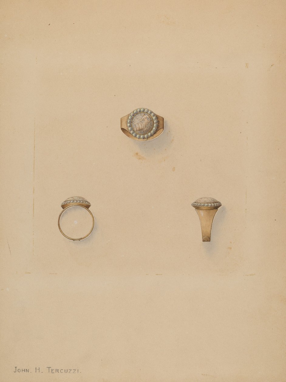 Smuteční prsten od John H. Tercuzzi