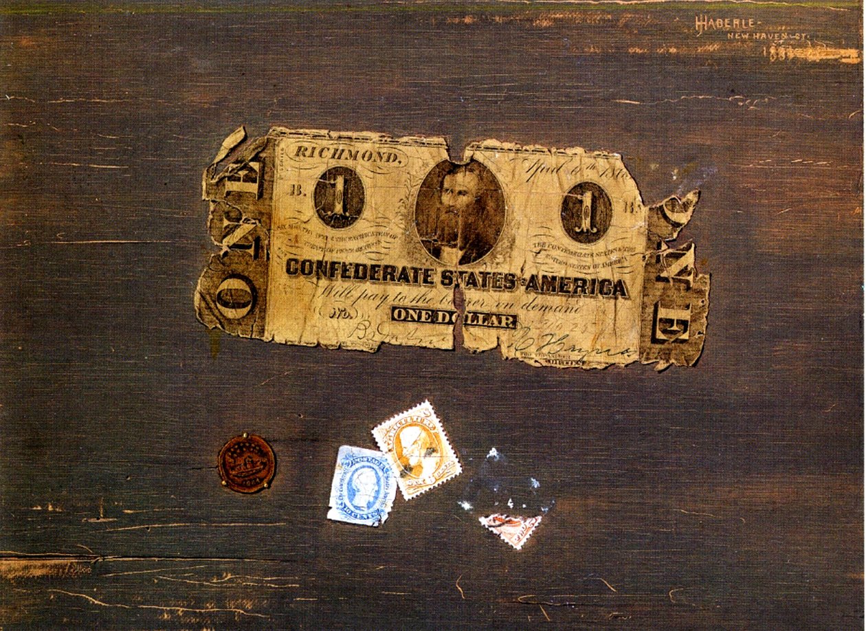 Konfederační poznámka, 1886-87 od John Haberle