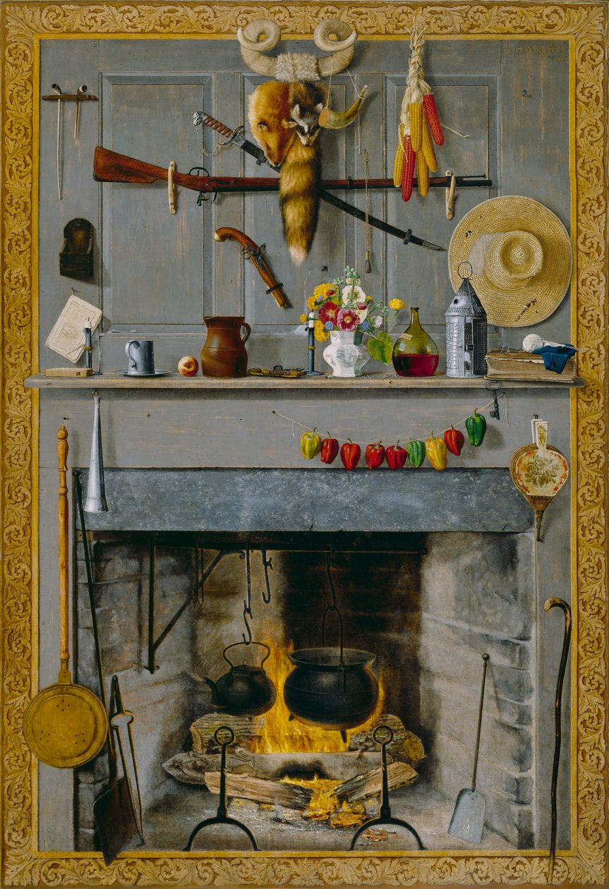 Grandmas Hearthstone, 1890 od John Haberle