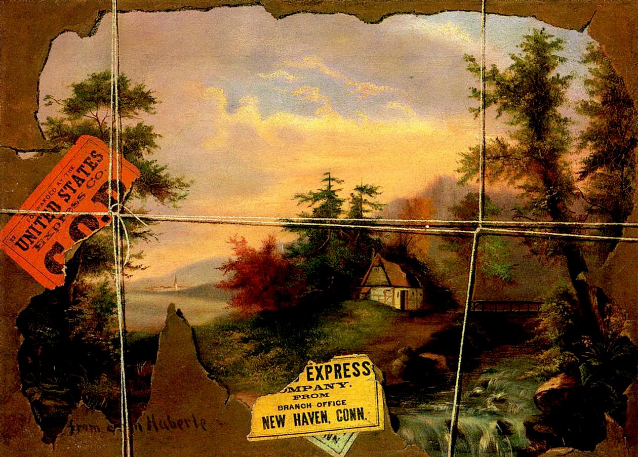 Torn in Transit, c.1890-95 od John Haberle