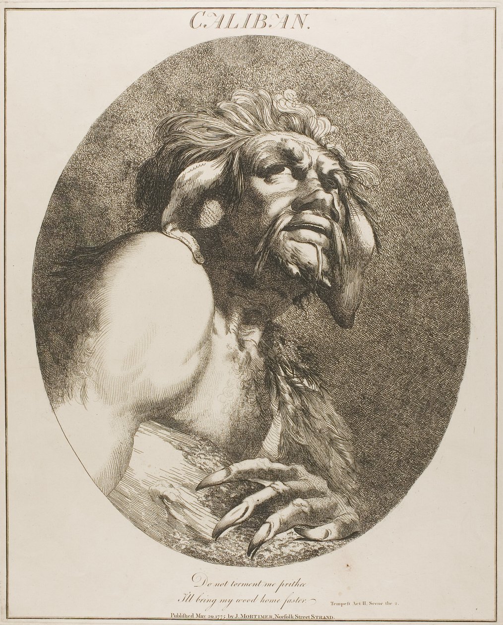 Kalibán od John Hamilton Mortimer