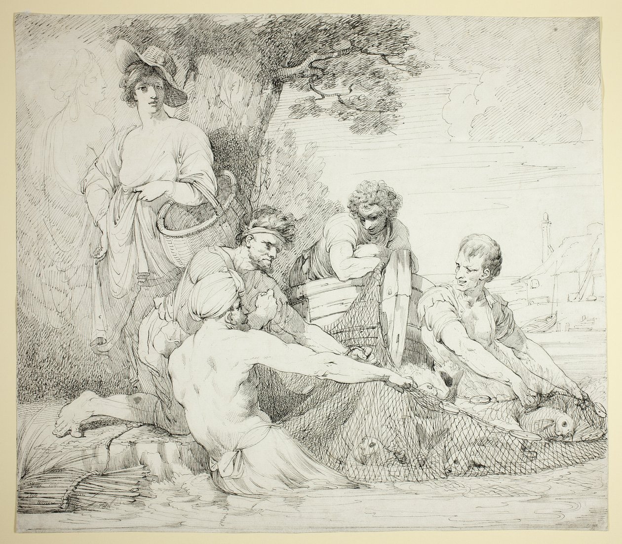 rybáři od John Hamilton Mortimer