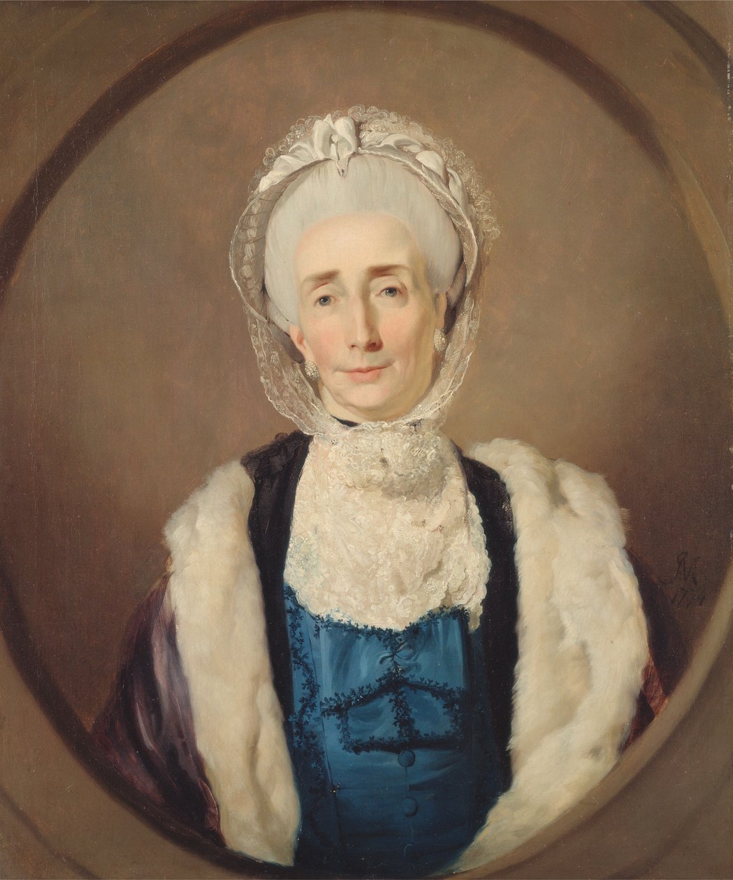 Mary Lushington, rozená Altham od John Hamilton Mortimer