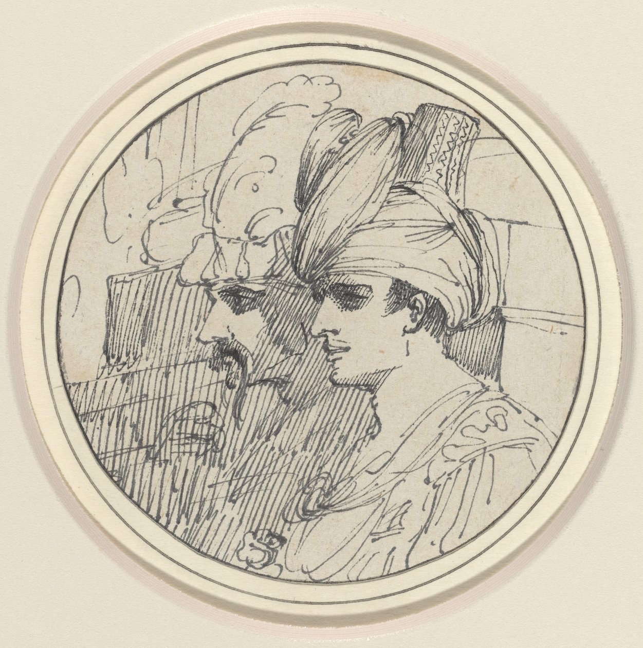 Dvě orientální hlavy od John Hamilton Mortimer