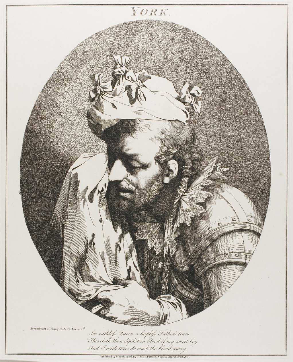 York, z Dvanácti postav ze Shakespeara od John Hamilton Mortimer