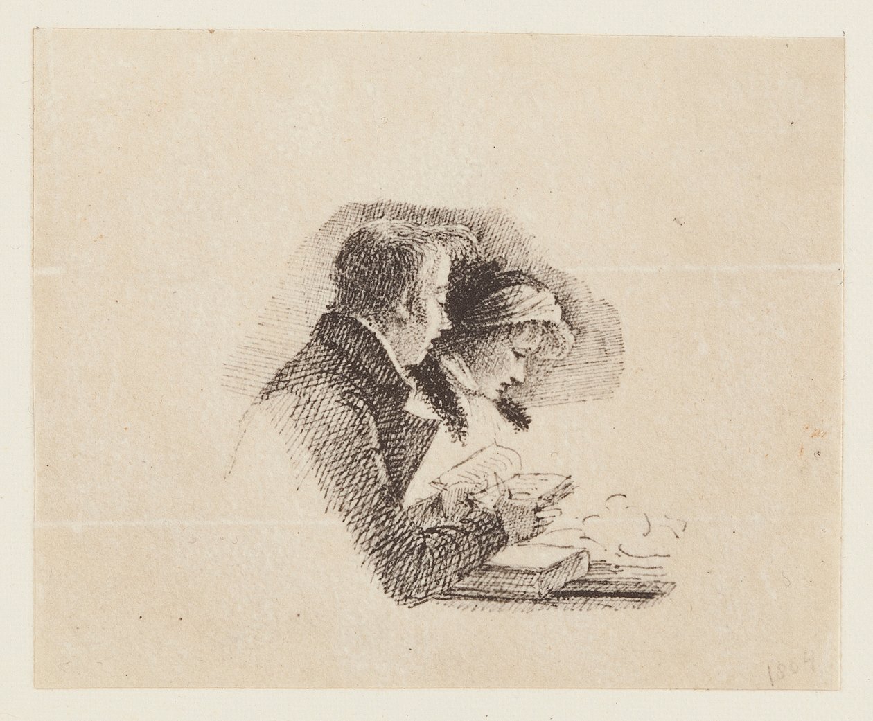 Charles a Sophia Lloyd, 1804 od John Harden