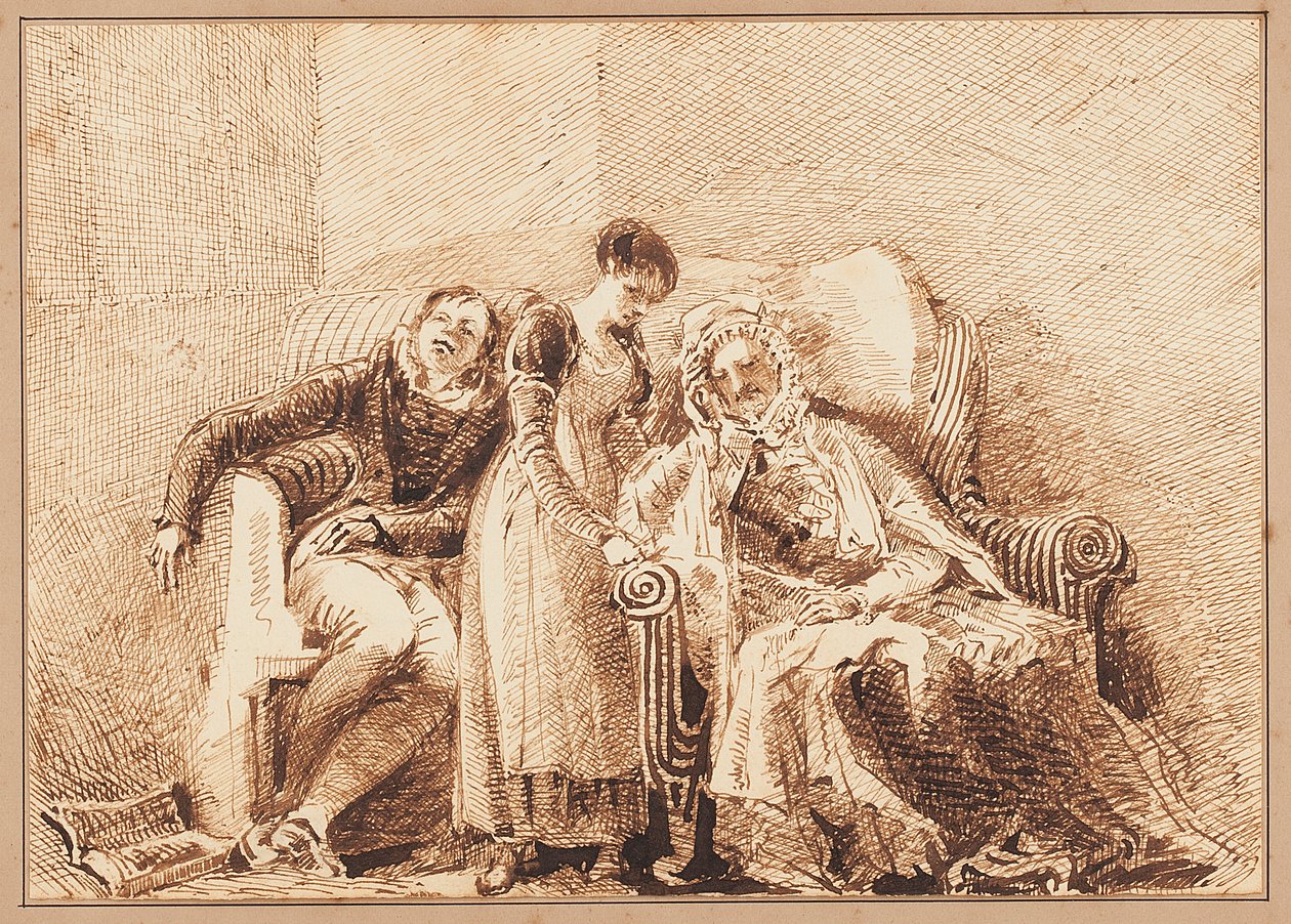 Nemoc, 1830 od John Harden